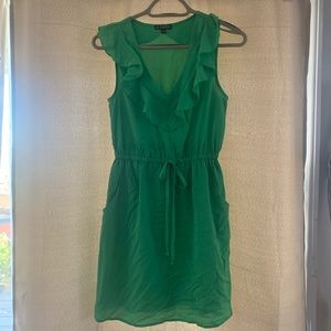 BeBop Green Peplum dress